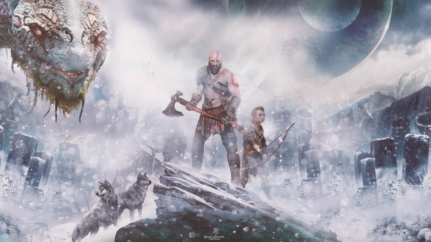 God Of War Ragnarok 4k UHD Wallpaper 3840x2160px