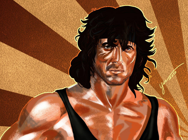 Sylvester Stallone Rambo MacBook Background 2560x1908px