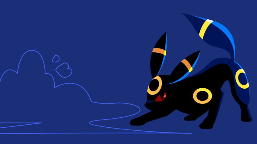 Umbreon Full HD 1080p Wallpaper 1920x1080px