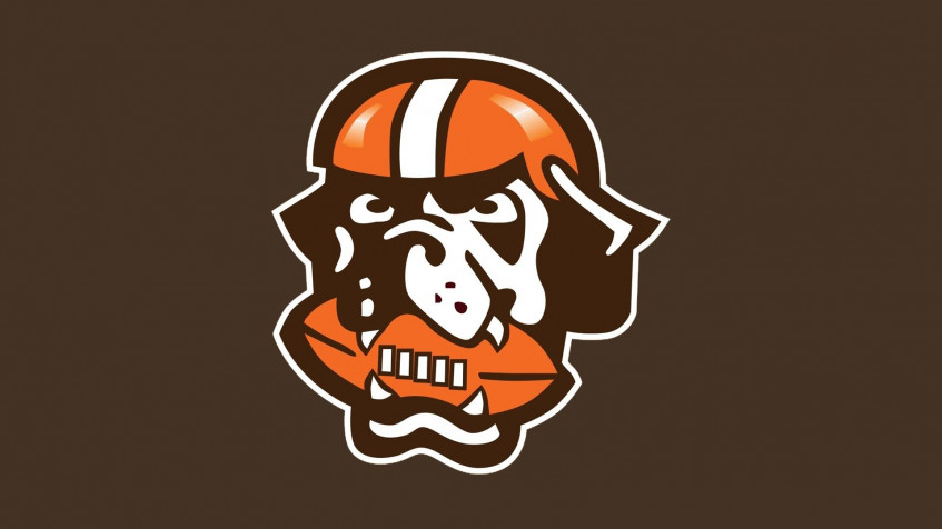 Cleveland Browns Logo Full HD 1080p Wallpaper 1920x1080px