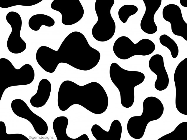 Cow Print Desktop Background 2048x1536px