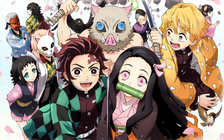 Tanjiro And Nezuko Laptop Wallpaper 2000x1246px