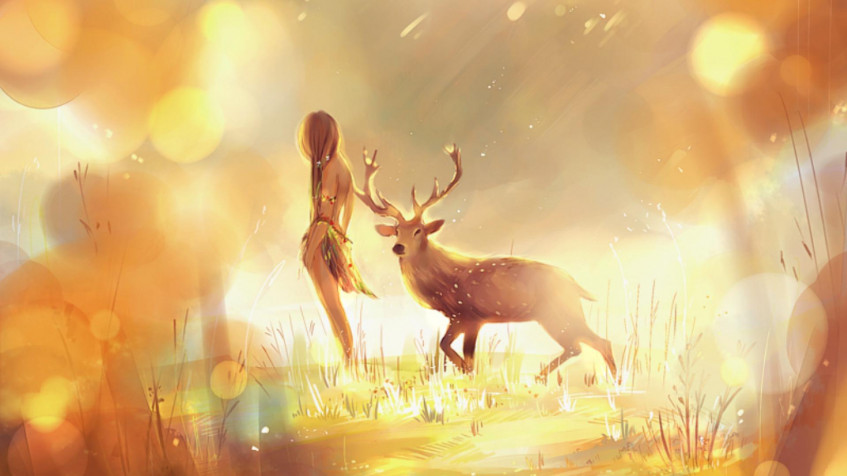 Deer Full HD 1080p Wallpaper 1920x1080px