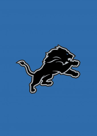 Detroit Lions Logo iPhone Wallpaper 1500x2100px