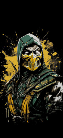 Mortal Kombat iPhone Background Image 1183x2560px