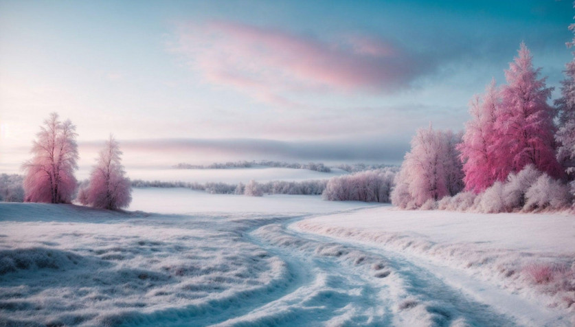 Winter 2024 HD Background 2024x1152px