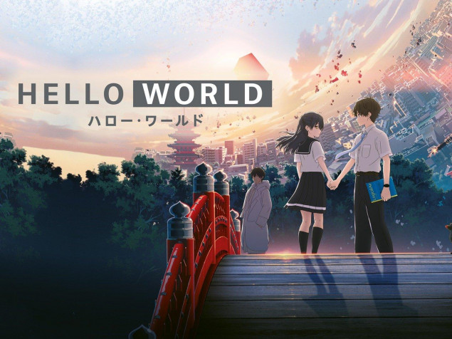 Hello World Anime Desktop Background 1440x1080px