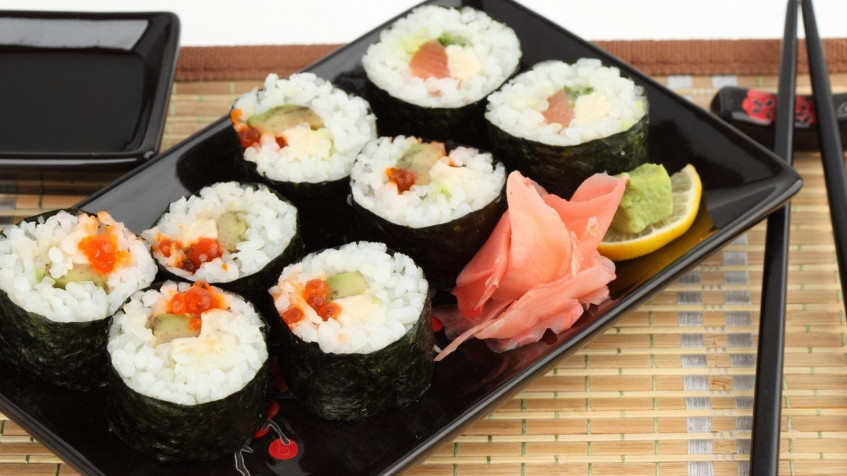 Sushi Full HD 1080p Wallpaper 1920x1080px