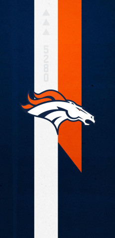 Denver Broncos Mobile Background 1440x2960px