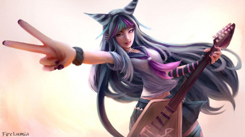 Ibuki Mioda Full HD 1080p Wallpaper 1920x1080px