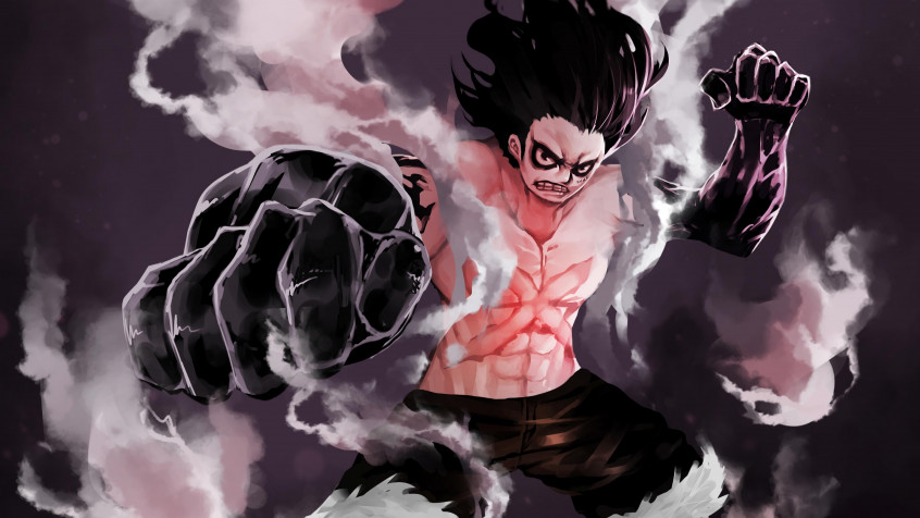 Luffy Gear 4 Snakeman 4k UHD Wallpaper 3840x2160px