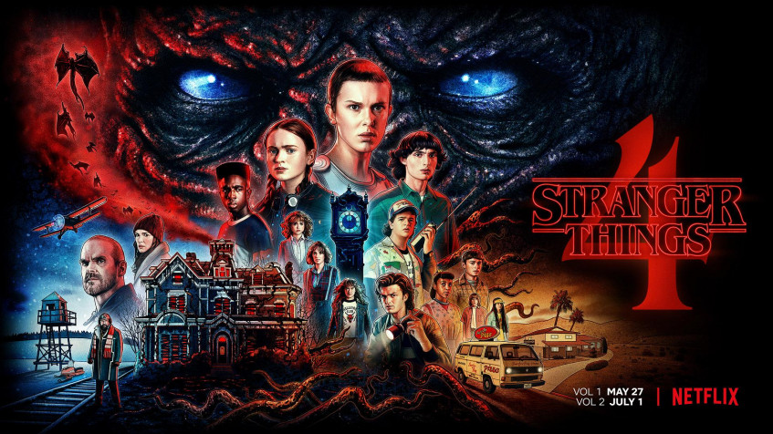 Stranger Things 4 Full HD 1080p Wallpaper 1920x1080px