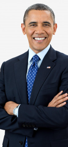 Barak Obama iPhone 14 Plus Wallpaper 1284x2778px