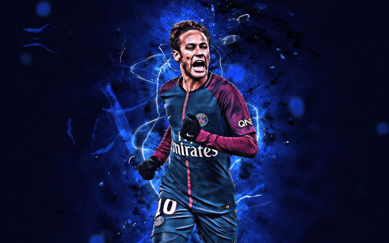 Neymar Al Hilal Retina Widescreen Wallpaper 2880x1800px