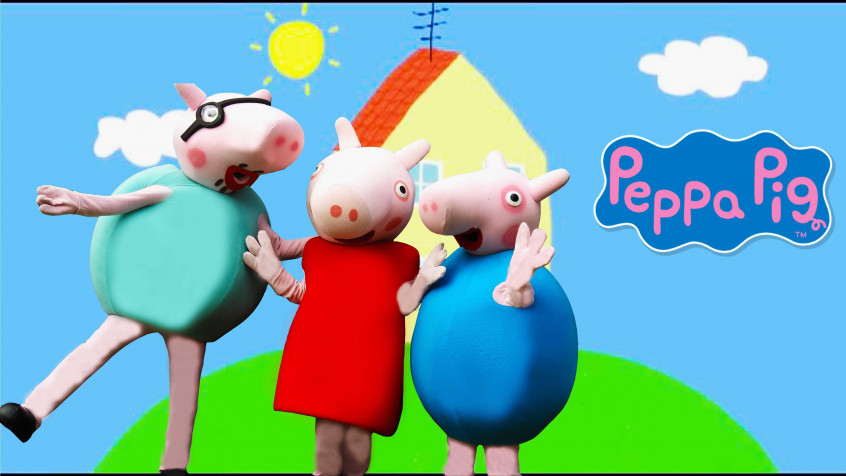 Peppa Pig Background Image 4608x2592px