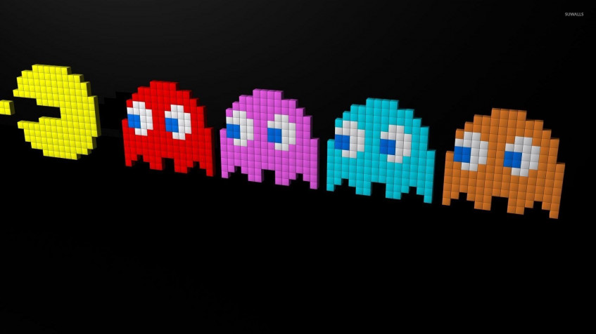 Pacman Full HD 1080p Wallpaper 1920x1080px