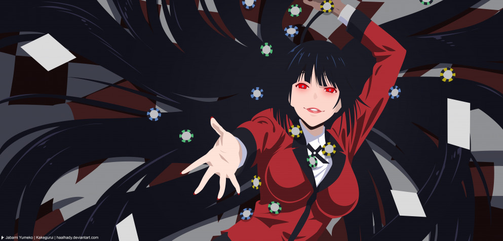 Yumeko Jabami Wallpaper Image 7680x3682px