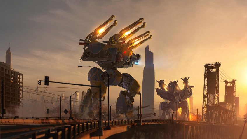 Mech 2k QHD Wallpaper 2560x1440px