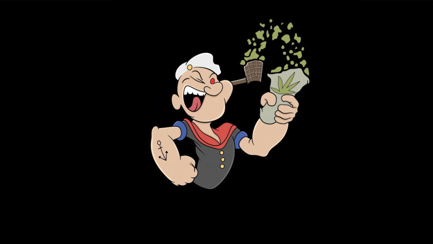 Popeye Laptop Background 5120x2880px