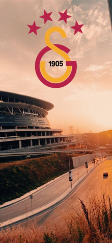 Galatasaray Mobile Background 887x1920px