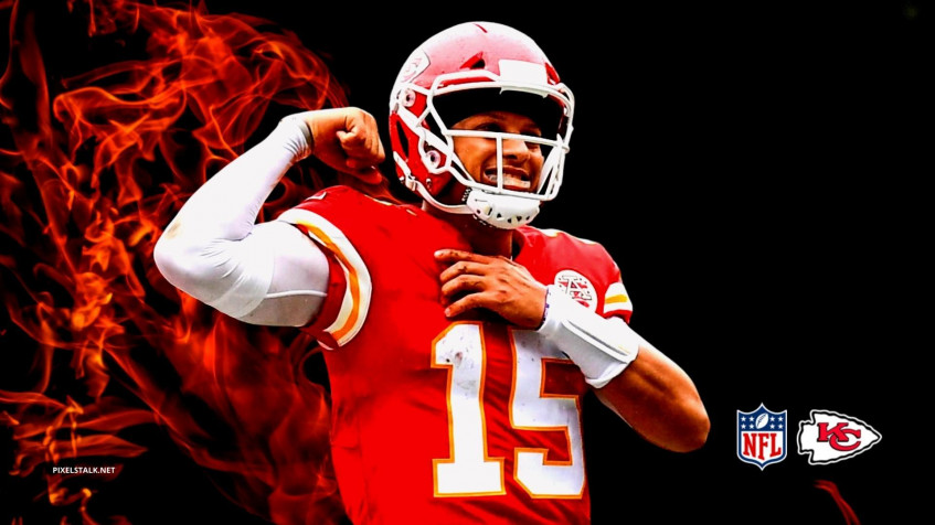 Patrick Mahomes Full HD 1080p Wallpaper 1920x1080px