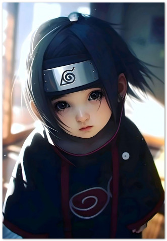 Itachi Chibi Mobile Background 1368x1967px