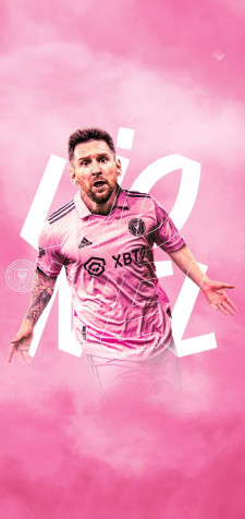 Lionel Messi Inter Miami Wallpaper for iPhone 758x1600px