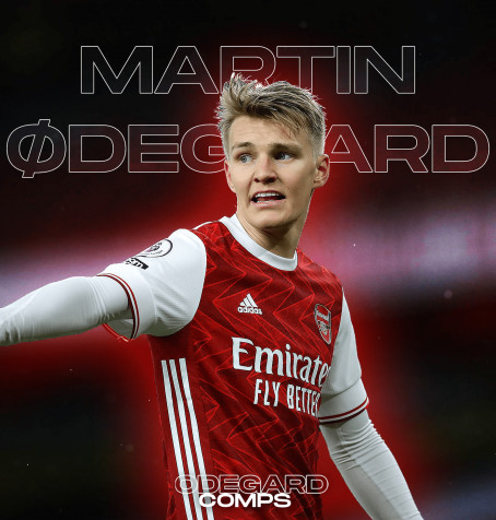 Martin Odegaard Wallpaper for iPhone 1400x1468px