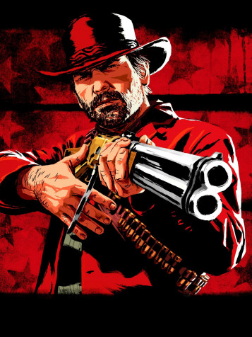 Red Dead Redemption 2 Phone HD Background 1536x2048px