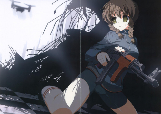 Suzuha Amane Laptop Wallpaper 1920x1362px