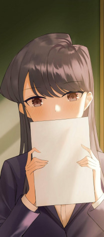 Komi Can T Communicate Mobile Background 1080x2460px