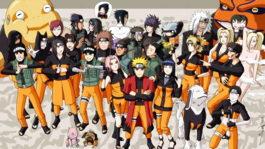 Cartoon Naruto Desktop HD Background 1600x900px