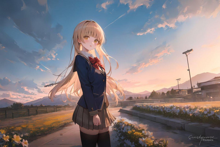 Mahiru Shiina Desktop HD Wallpaper 1200x801px