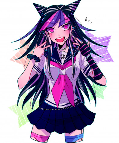 Ibuki Mioda Phone Wallpaper 1280x1536px