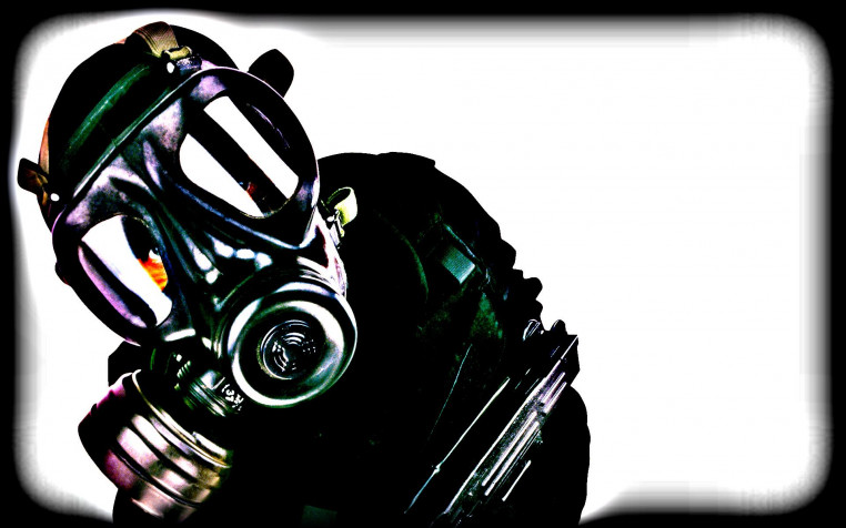 Gas Mask Widescreen HD Wallpaper 1920x1200px