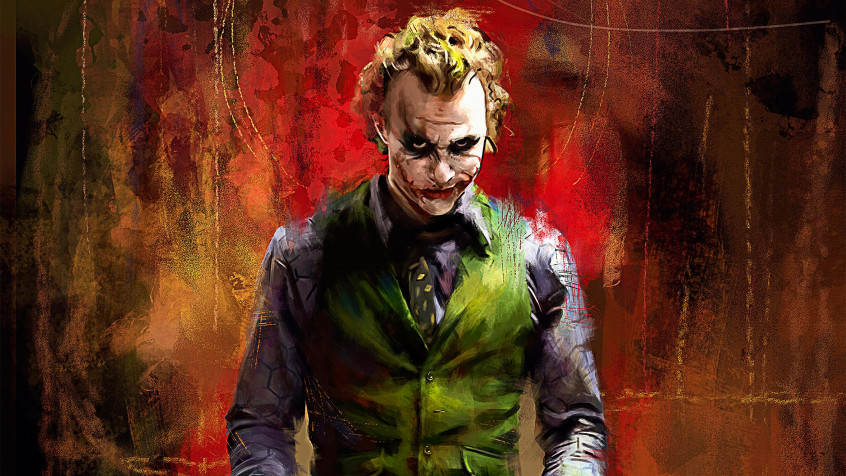 Joker Heath Ledger 4k UHD Wallpaper 3840x2160px