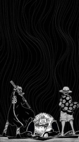 Law And Luffy Phone Background Image 1080x1920px