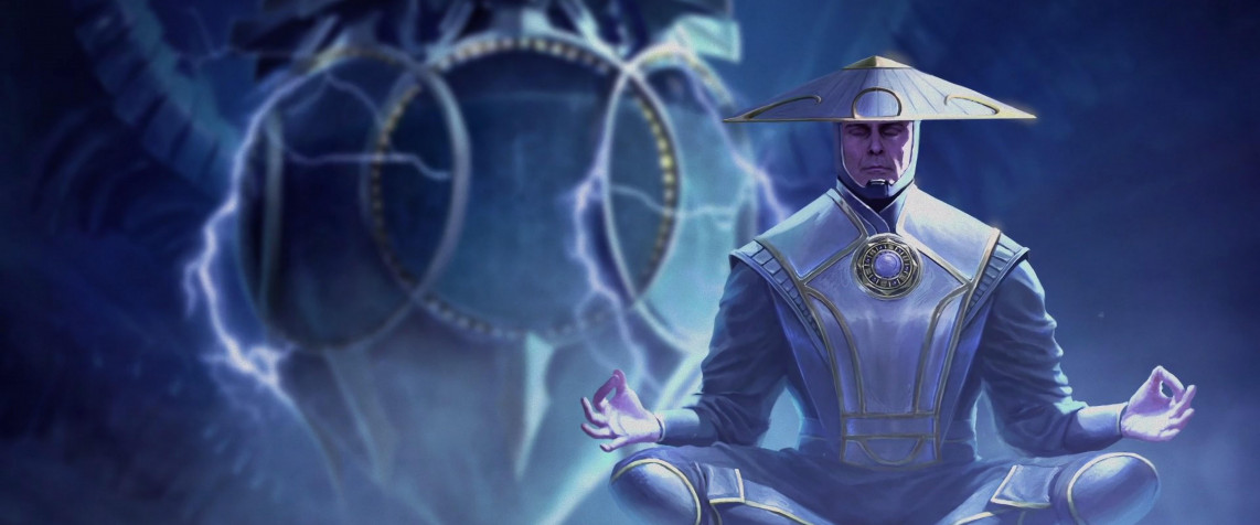 Raiden Mortal Combat Desktop HD Background 7680x3200px