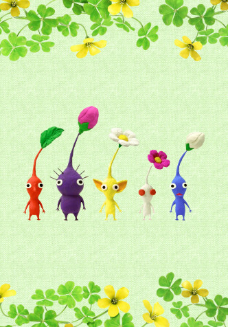 Pikmin Phone HD Background 1668x2388px