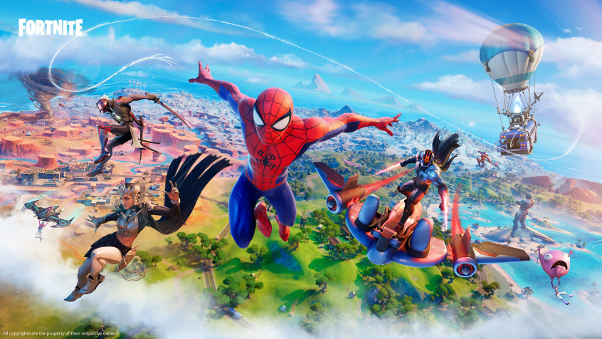 Fortnite Spider Man Wallpaper 1920x1080px