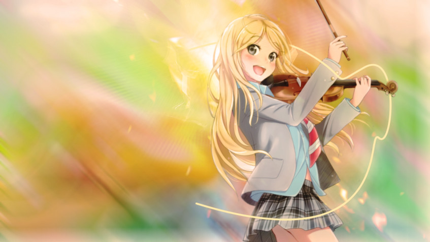 Kaori Miyazono Full HD 1080p Wallpaper 1920x1080px