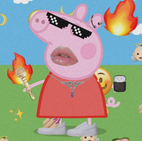 Peppa Pig HD Wallpaper 1080x1078px