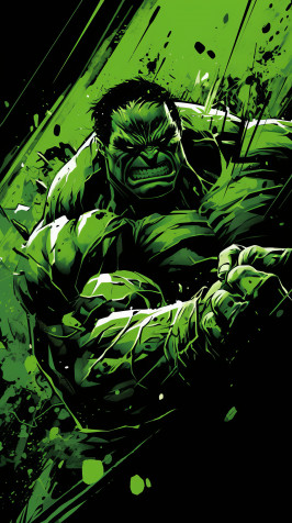 Hulk iPhone Background Image 1224x2184px