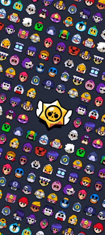 Brawl Stars iPhone Wallpaper Image 1559x3464px