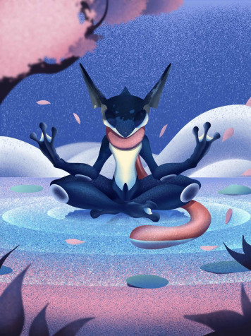 Greninja iPhone Wallpaper 1439x1920px