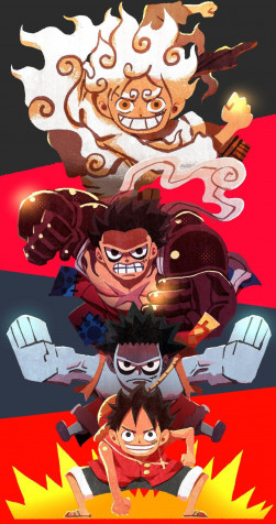 Gear 5 One Piece 3 Phone Background 1083x2048px