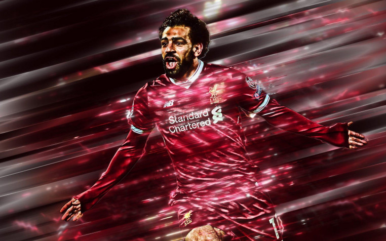 Mohamed Salah Widescreen HD Wallpaper 1920x1200px