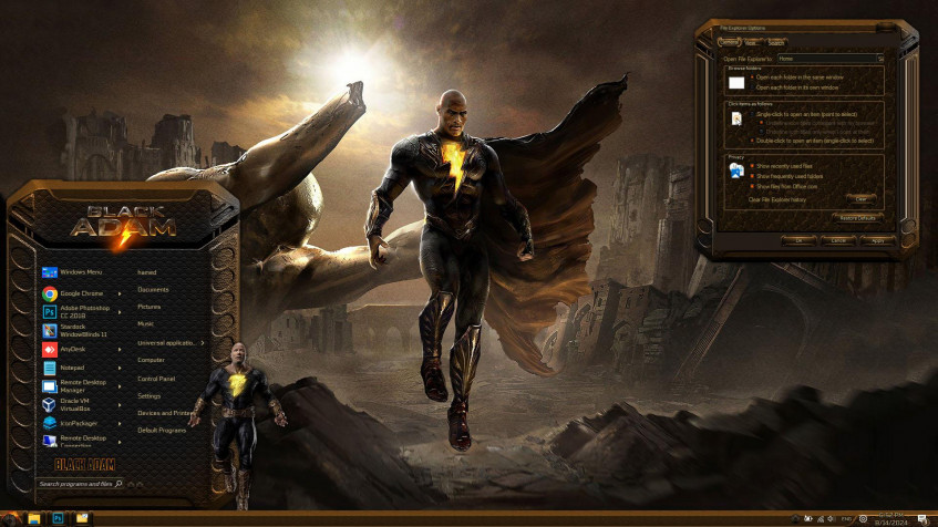 Black Adam Full HD 1080p Wallpaper 1920x1080px