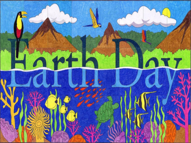 Earth Day Background Image 1600x1200px