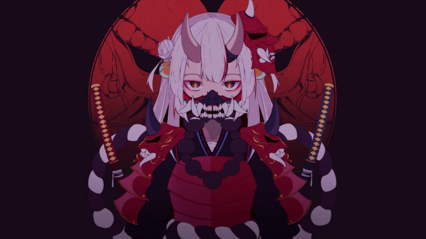 Oni Girl Full HD 1080p Wallpaper 1920x1080px